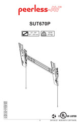 peerless-AV SUT670P Manual