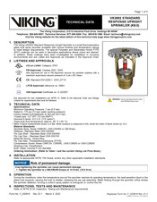 Viking VK2002 Technical Data Manual