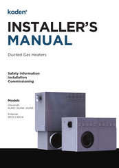 Kaden KEX3 Series Installer Manual