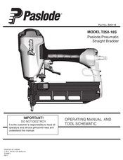 Paslode C Series Operating Manual And Tool Schematic