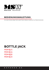 MSW Motor Technics MSW-BJ10 User Manual
