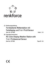 Renkforce 2377869 Operating Instructions Manual