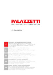 Palazzetti ELSA NEW Installation And Maintenance Manual
