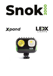 LEDX Snock 2000 Manual