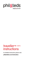 Phil&Teds adapt&survive! traveller 2021+ Instructions Manual