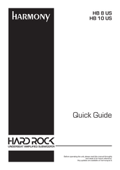 Harmony HARD ROCK HB 8 US DSP Quick Manual