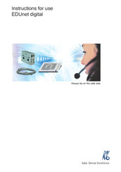KaVo EDUnet digital Instructions For Use Manual