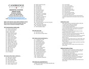 Cambridge Elevating BES 3 Service Manual