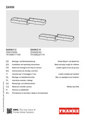 Franke 2030026783 Installation And Operating Instructions Manual