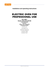 Lotus LIBR.ISTR.MFV90 Installation And Operating Instructions Manual