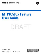 Motorola MTP8550E Series User Manual