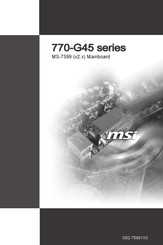 Msi 770-G45 Series Manuals | ManualsLib