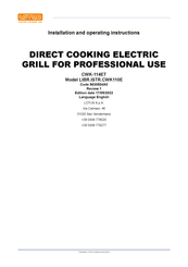 Lotus LIBR.ISTR.CWK110E Installation And Operating Instructions Manual