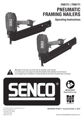 Senco FN81T1 Operating Instructions Manual