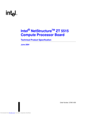 Intel NetStructure ZT 5515 Product Specification