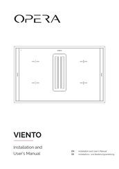 Opera VIENTO DVI83C1 Installation And User Manual