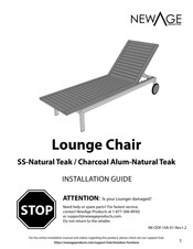 NewAge Products Lounge Chair Installation Manual