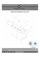 Member's Mark 720-0778A Assembly & Operating Instruction