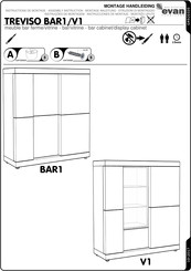 Evan Furniture TREVISO BAR1 Assembly Instruction Manual