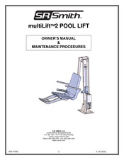 S.r.smith multiLift 2 Owners Manual & Maintenance Procedures