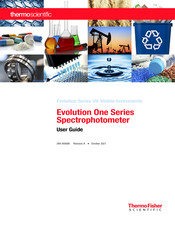 Thermo Scientific Evolution One Series User Manual