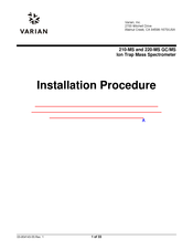 Varian 210-MS Manual