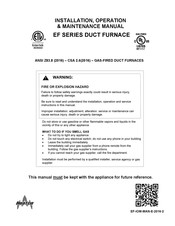 heatco EF0750 Installation, Operation & Maintenance Manual