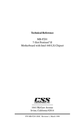 CSS Laboratories MB-P201 Technical Reference