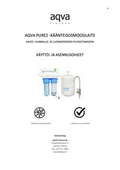 AQVA Finland PURE2 Use And Installation Manual
