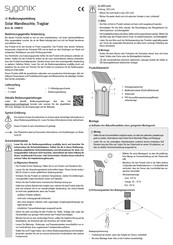 Sygonix SY-4737238 Operating Instructions Manual