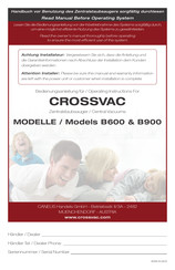 H-P Products CROSSVAC B900 Operating Instructions Manual