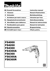 Makita FS4000JX2 Instruction Manual