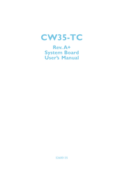 DFI CW35-TC User Manual