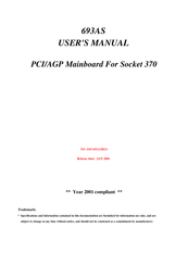 JETWAY 693AS User Manual