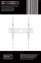 BRKT TLT3260MAX-LVL Instruction Manual