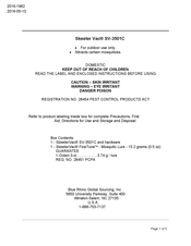 SkeeterVac SV3501C Instructions Manual