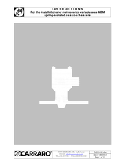 CARRARO VARIBULL Instructions Manual