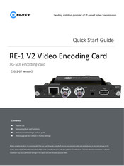 Kiloview RE-1 V2 Quick Start Manual