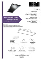 Westin STRATUS BLADE Installation Operation & Maintenance