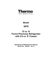 Thermo Scientific 3678 Operating And Maintenance Manual