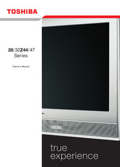 Toshiba 32Z44 Series Owner's Manual
