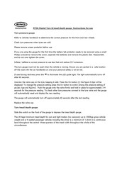 Ring Automotive RTG6 Instructions For Use Manual