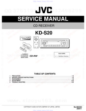 JVC KD-S20 Service Manual
