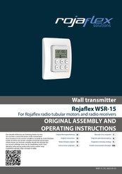 rojaflex WSR-15 Original Assembly And Operating Instructions