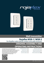 rojaflex WSR-1 Original Assembly And Operating Instructions