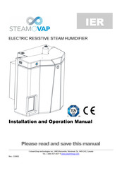 Ier steamOvap Installation And Operation Manual