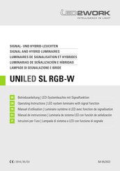 LED2WORK UNILED SL RGB-W Operating Instructions Manual