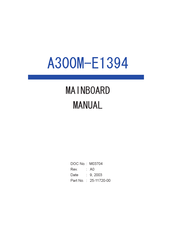POWERCOLOR A300M-E1394 Manual