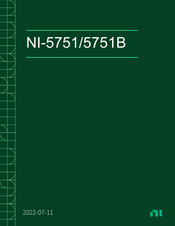 National Instruments NI 5751 Manual