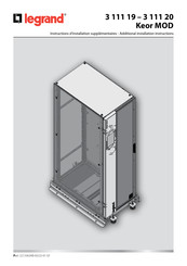 LEGRAND 3 111 20 Additional Installation Instructions